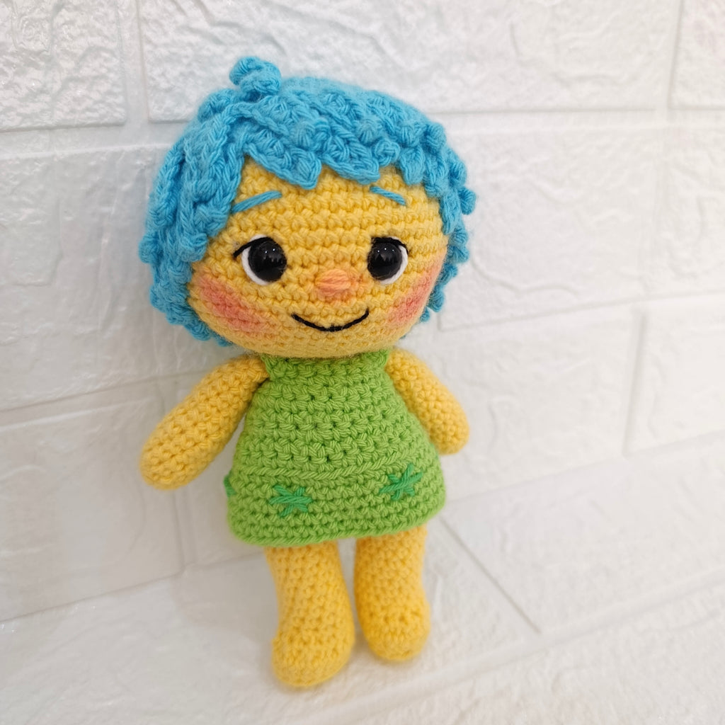 Amigurumi Alegría Intensamente en Crochet 18 cm