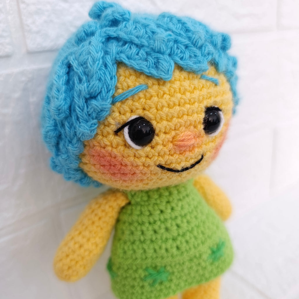 Amigurumi Alegría Intensamente en Crochet 18 cm