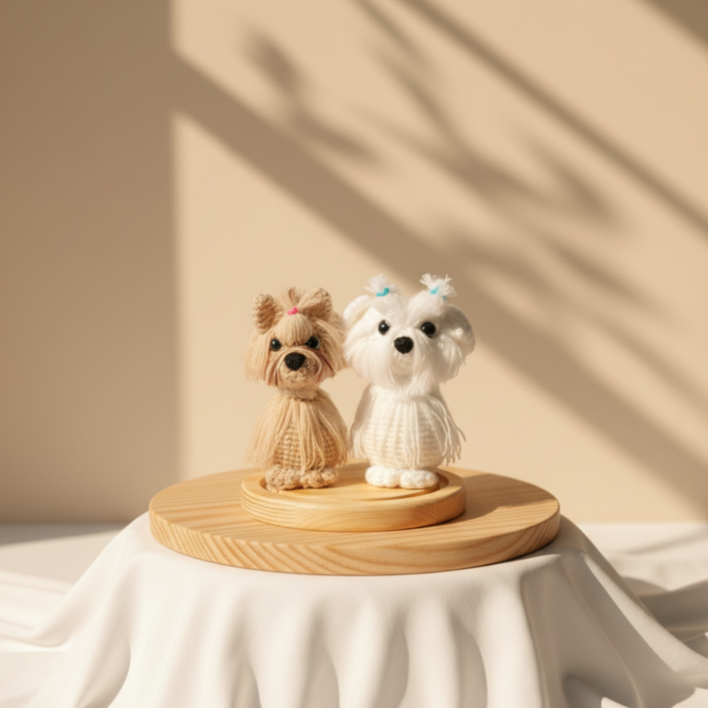 Amigurumi de mascota tejido a crochet 12 cm