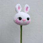 Conejo  Amigurumi Tejido a Crochet– Complemento para ramos