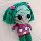Muñeca Envidia Intensamente en Crochet 13.5 cm