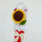 Girasol Amarillo Tejido a Crochet Mediano - Flor Eterna