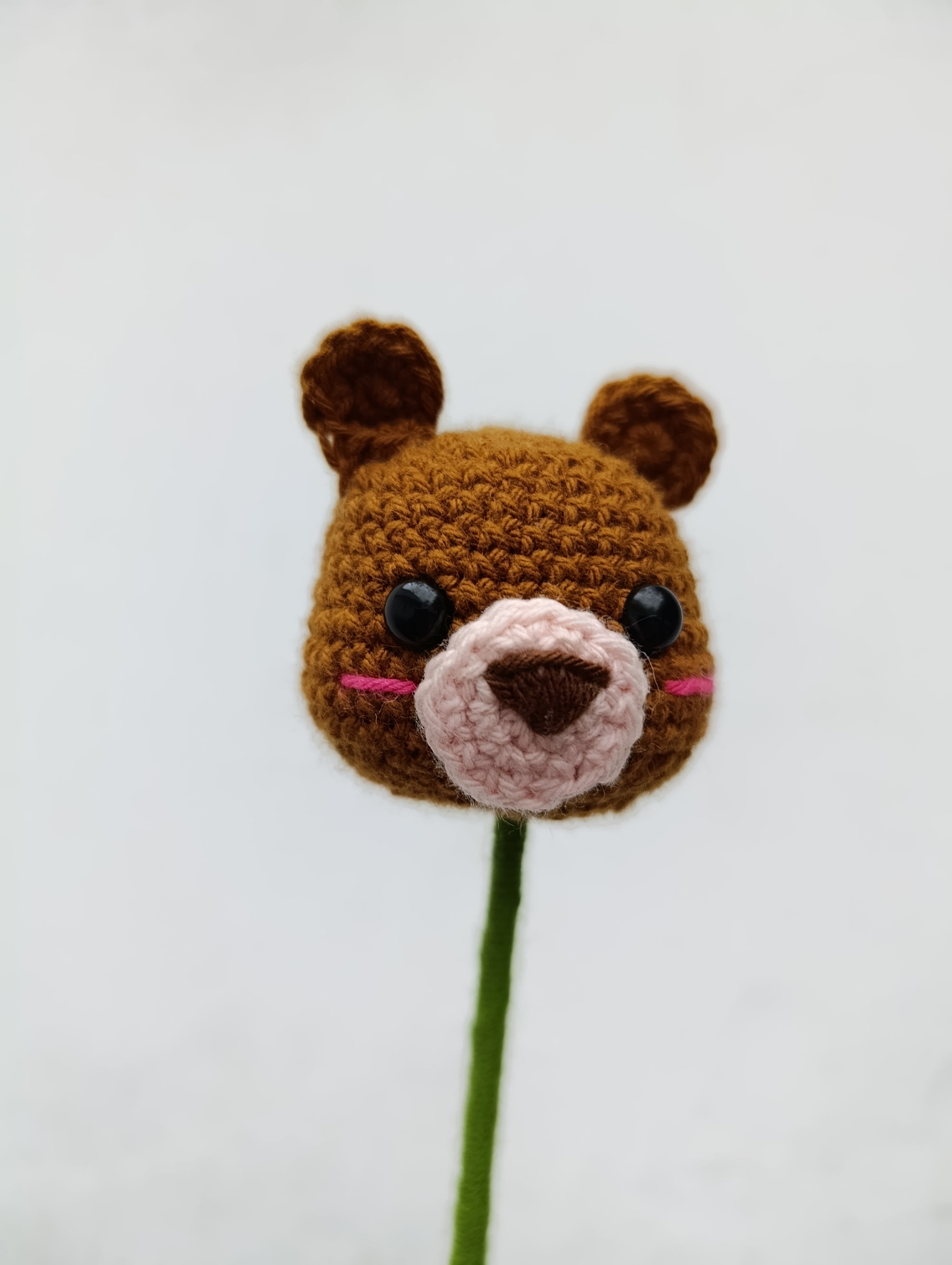 Ramo Crochet con Lirio XL, Rosas, Corazones y Amigurumi