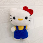 Hello Kitty Azul Amigurumi Tejida a Mano