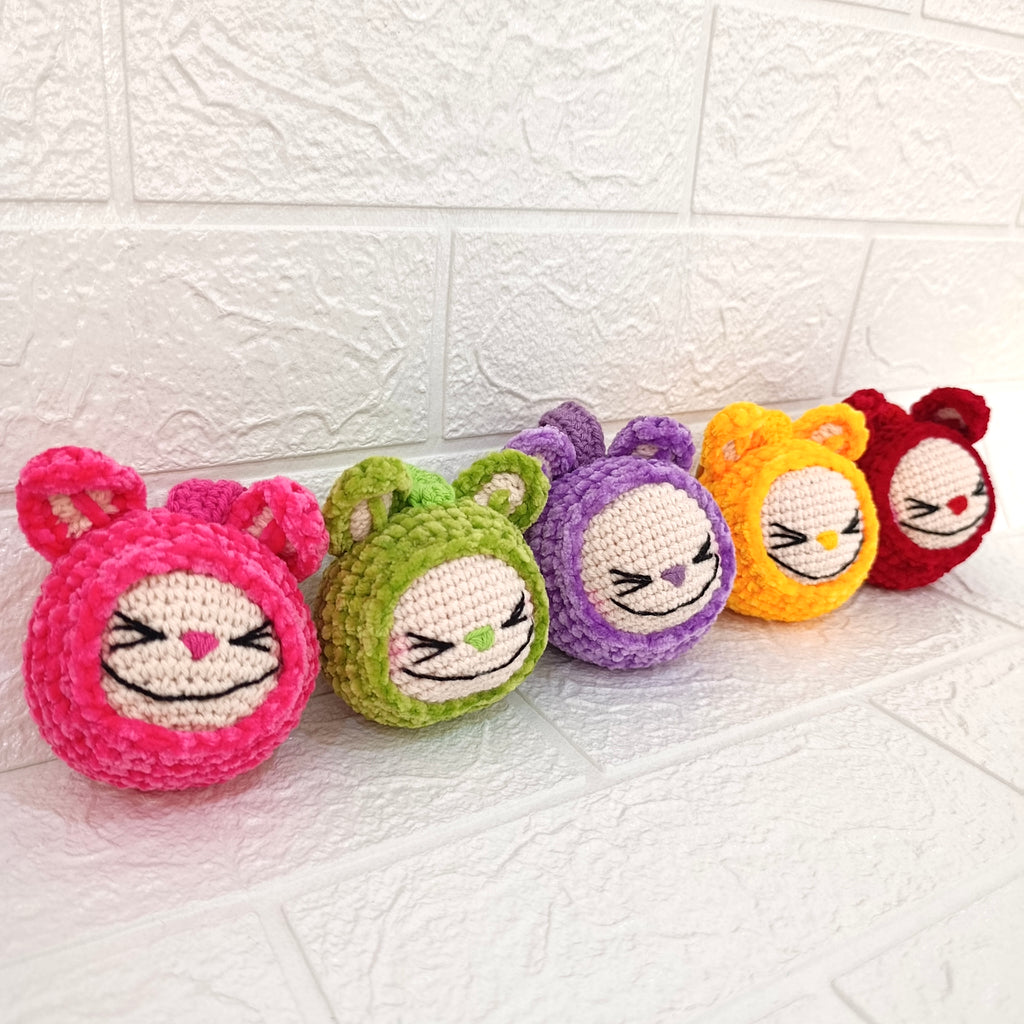 lavero Labubu Tejido en Crochet