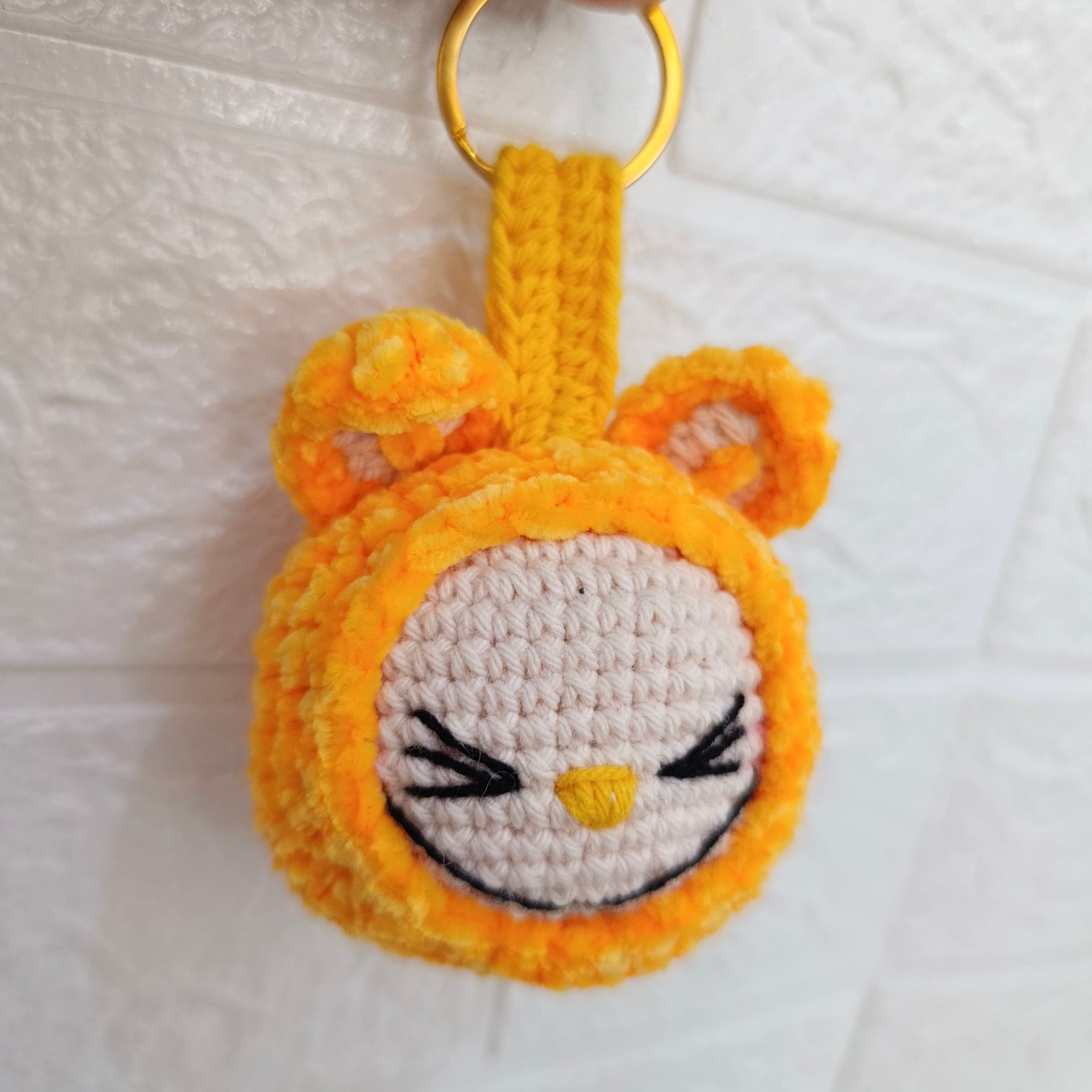 lavero Labubu Tejido en Crochet