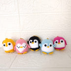 Llavero Mediano Pingüino Bebé Tejido