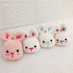 Llavero Conejitos en Crochet Tejidos a Mano