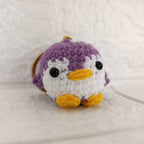 Llavero Pequeño Pingüino Bebé Tejido – Amigurumi