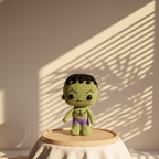 Muñeco tejido personalizado inspirado en hulk marvel