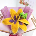 Ramo Rapunzel y Pascal San Valentín Tejido en Crochet