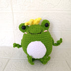 Rana Bebé Amigurumi Chenille Suave