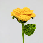 Ramo Crochet Sonriente con Girasol, Tulipanes y Rosas