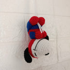 Amigurumi Snoopy Spiderman Tejido a Crochet 10 cm