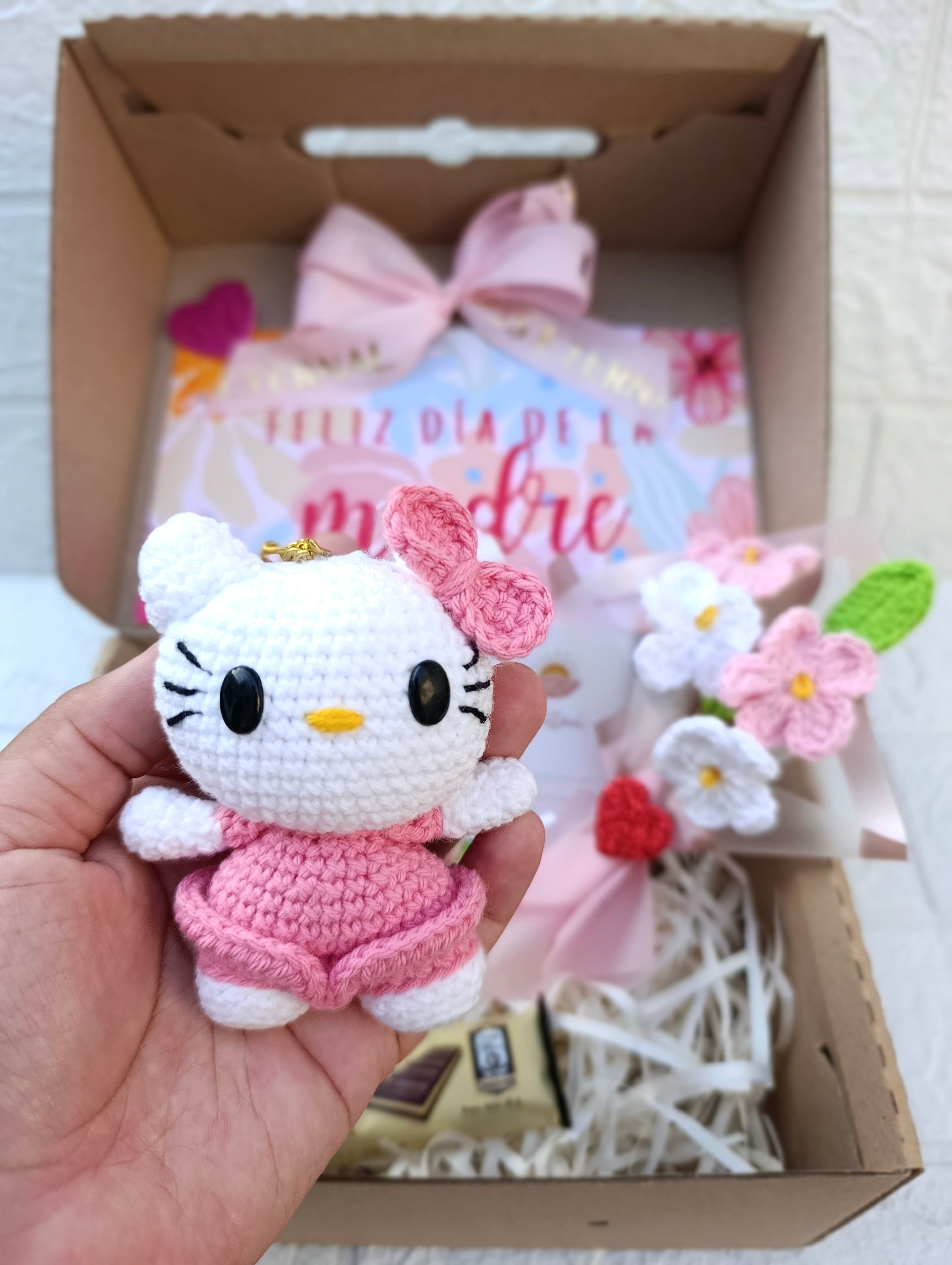 Caja Kitty Tejida