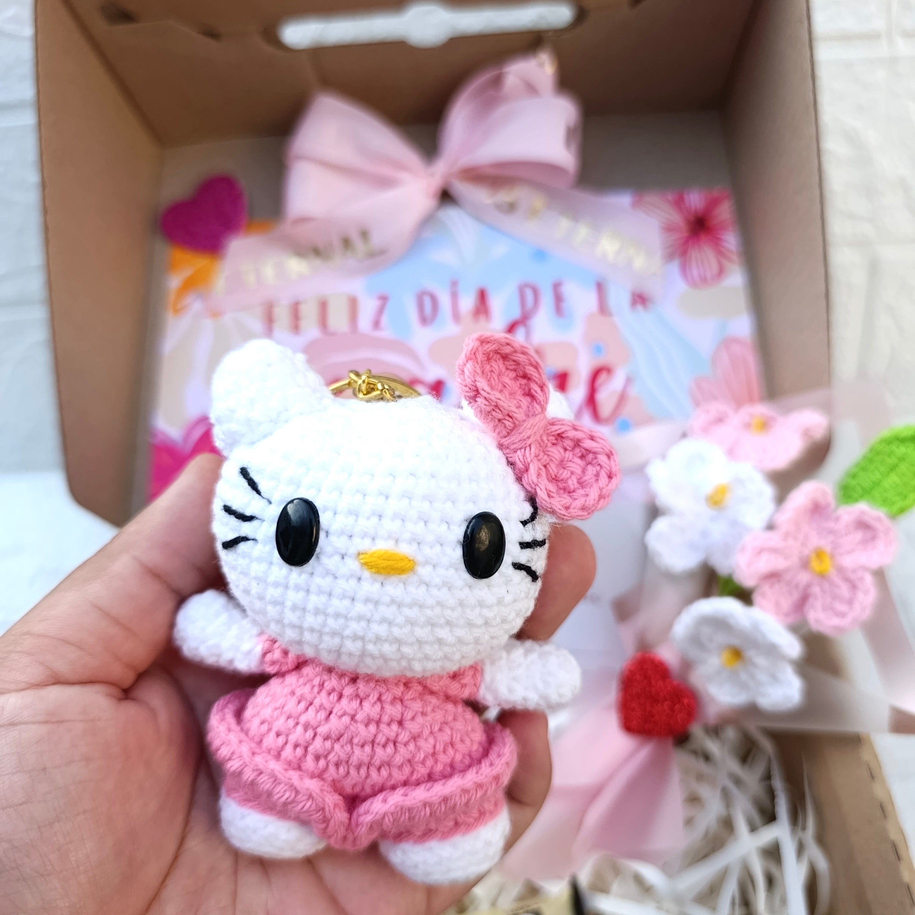 Caja Kitty Tejida
