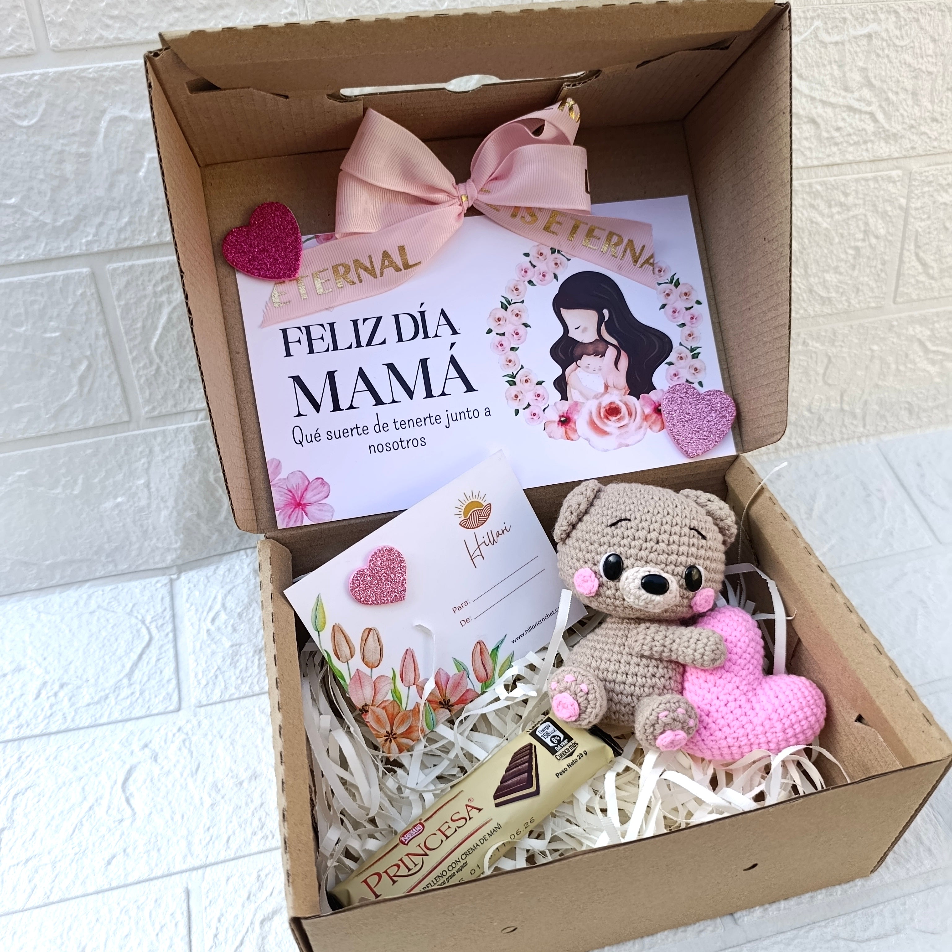 Caja Osito Tejido