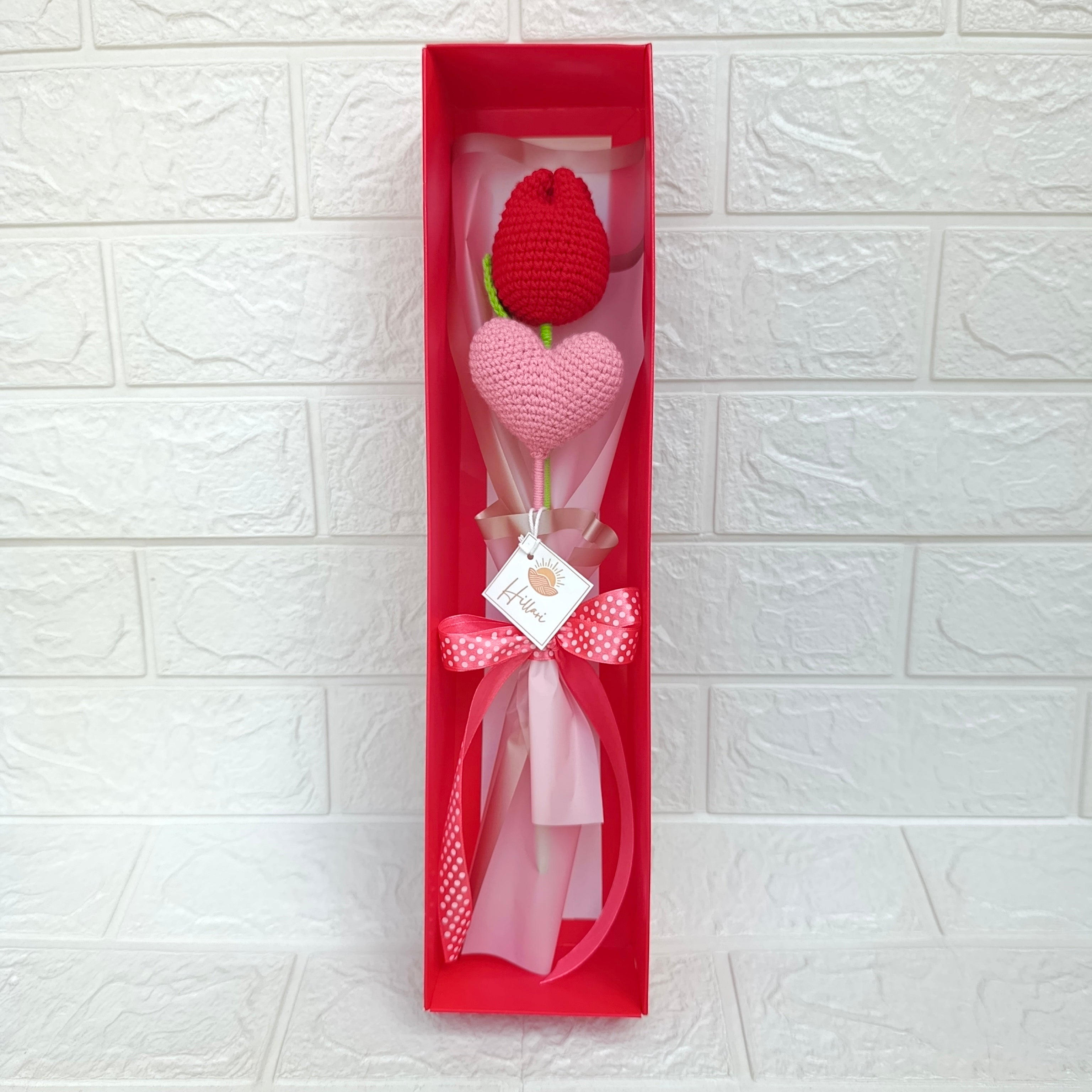 Corazón amigurumi crochet tejido a mano