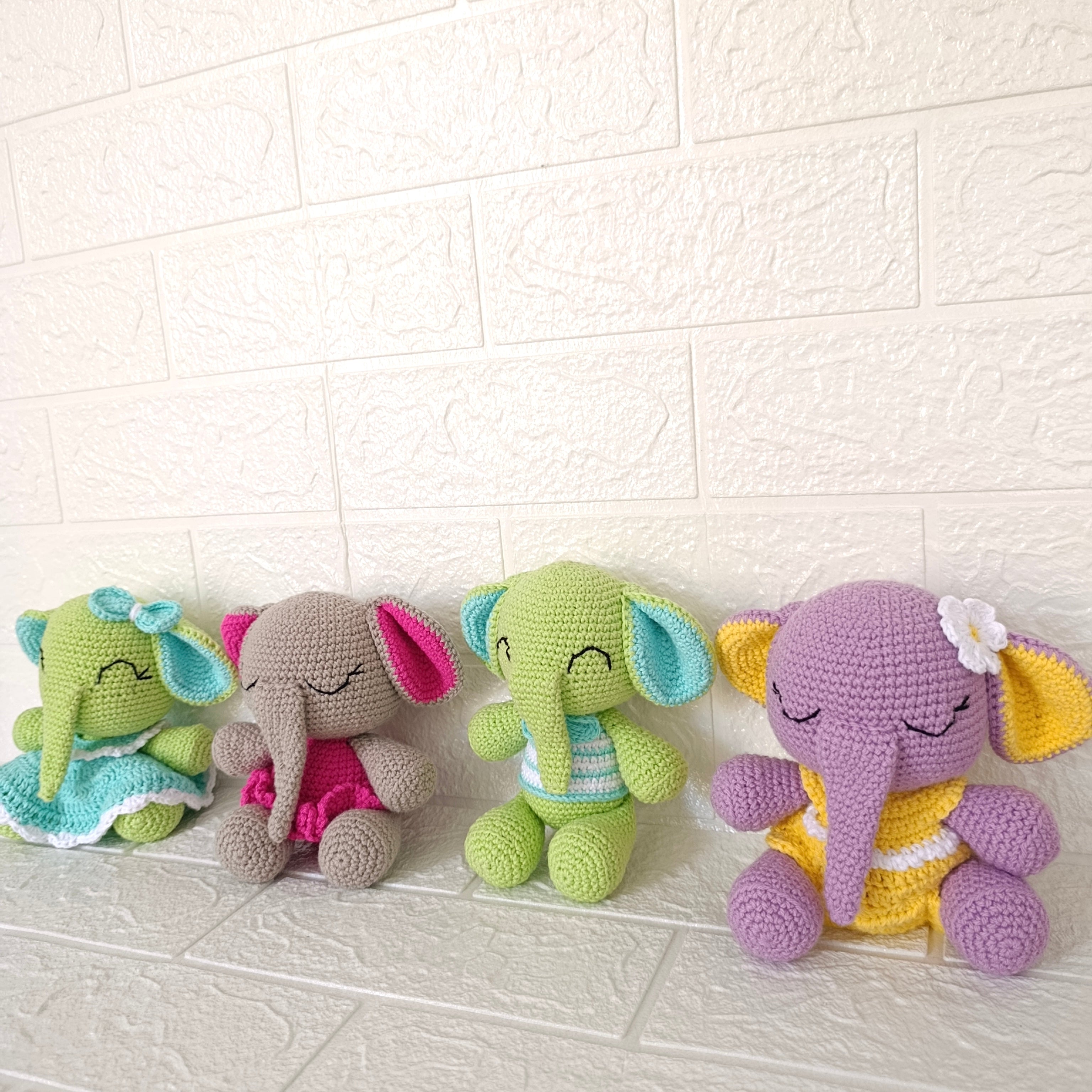 Elefantito Bebé Tejido – Amigurumi