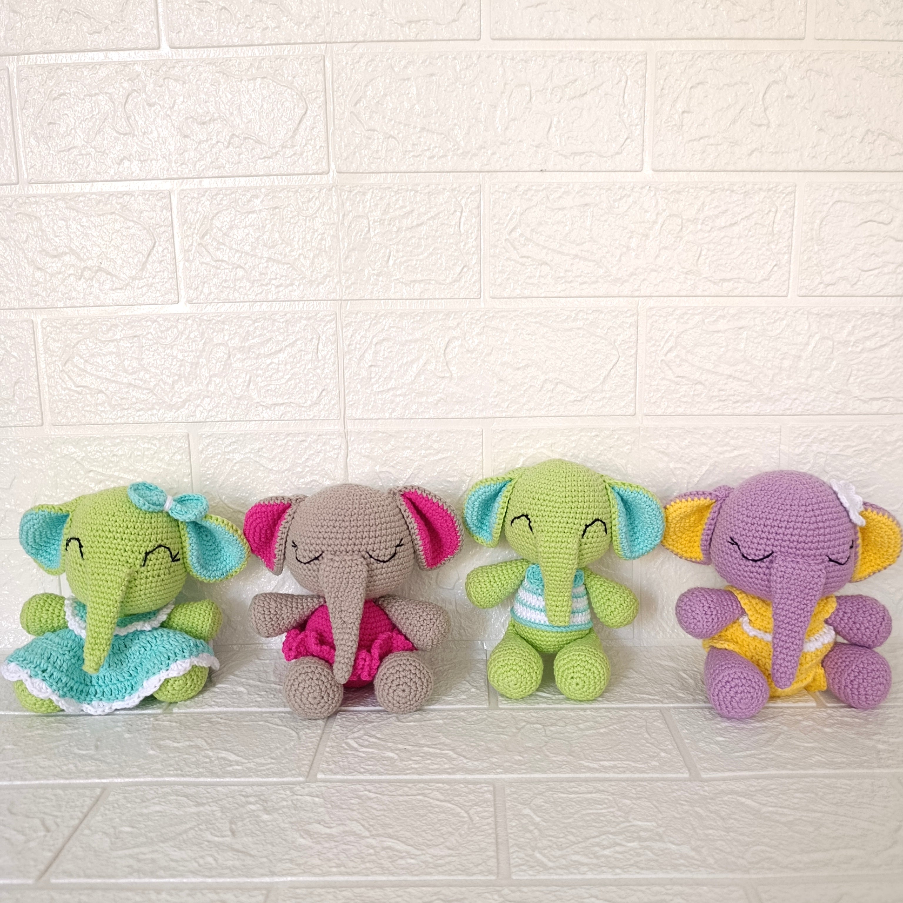 Elefantito Bebé Tejido – Amigurumi