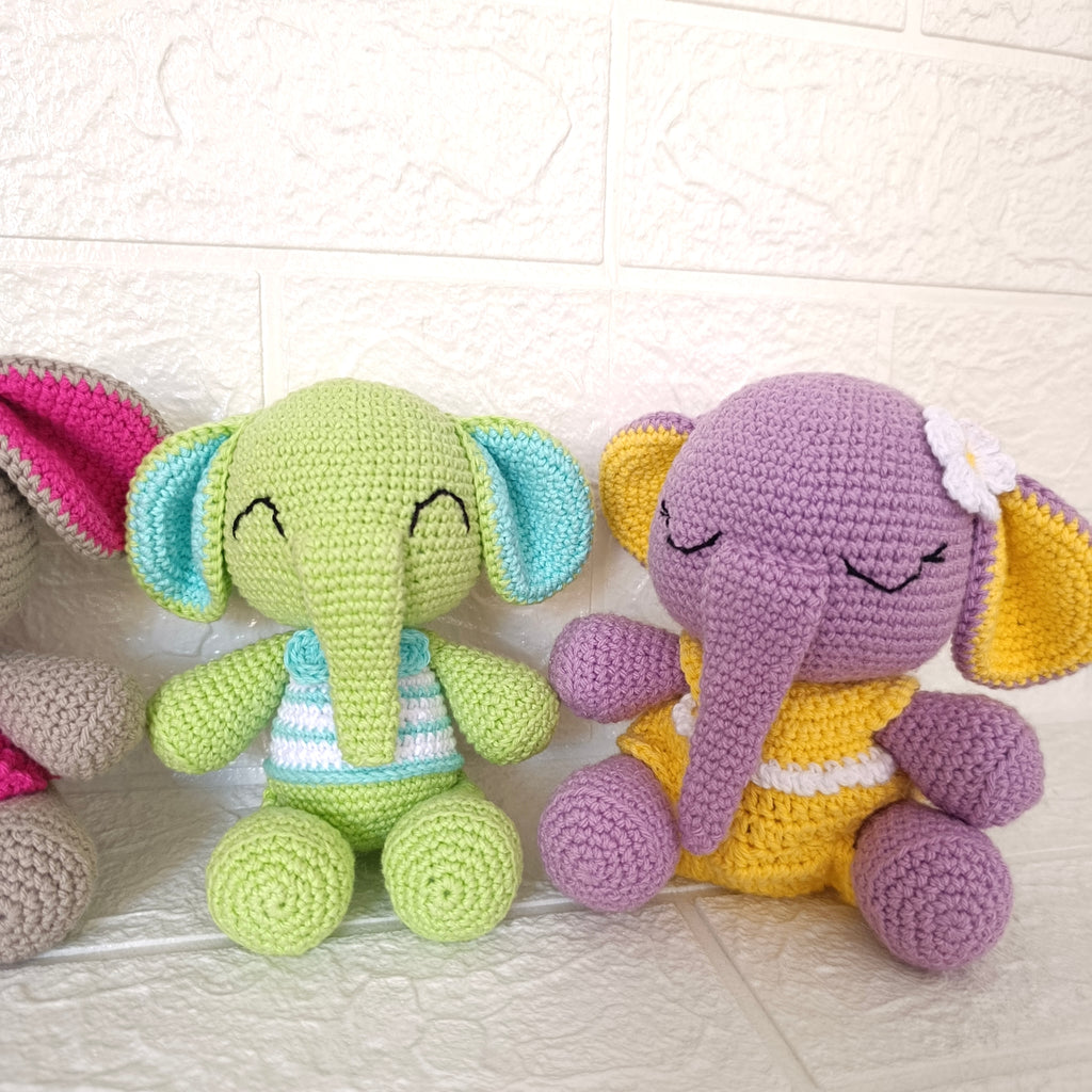 Elefantito Bebé Tejido – Amigurumi
