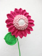 Ramo Girasol Premium Tejido a Crochet