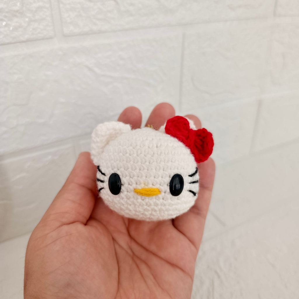 Llavero Hello Kitty Tejido en Crochet