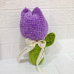 Tulipán Grande en Chenille en crochet