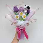 Ramo Crochet con Tulipanes y Amigurumi