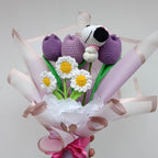 Ramo Crochet con Tulipanes y Amigurumi