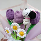 Ramo Crochet con Tulipanes y Amigurumi