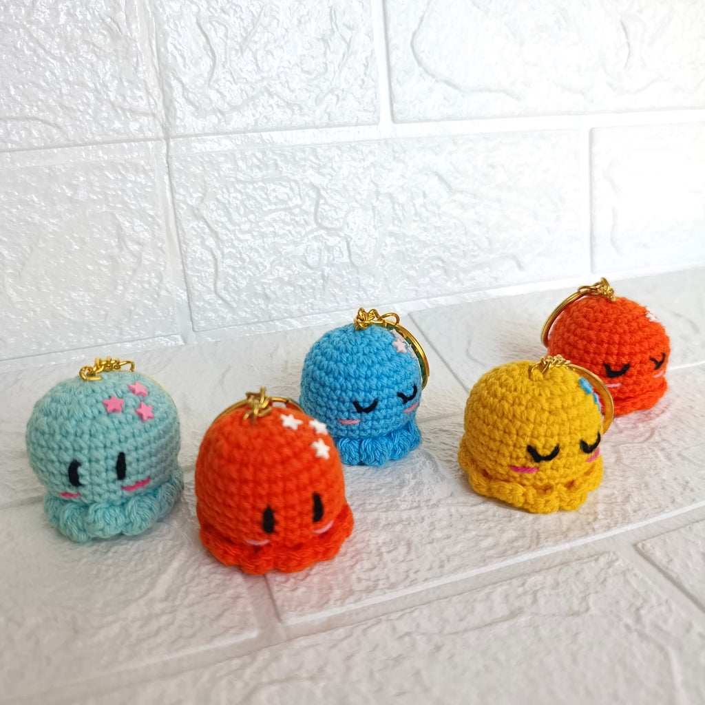 Llavero Pulpitos en Crochet