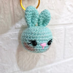 Llavero Conejo Pequeño Tejido en Crochet