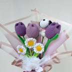 Ramo Crochet con Tulipanes y Amigurumi