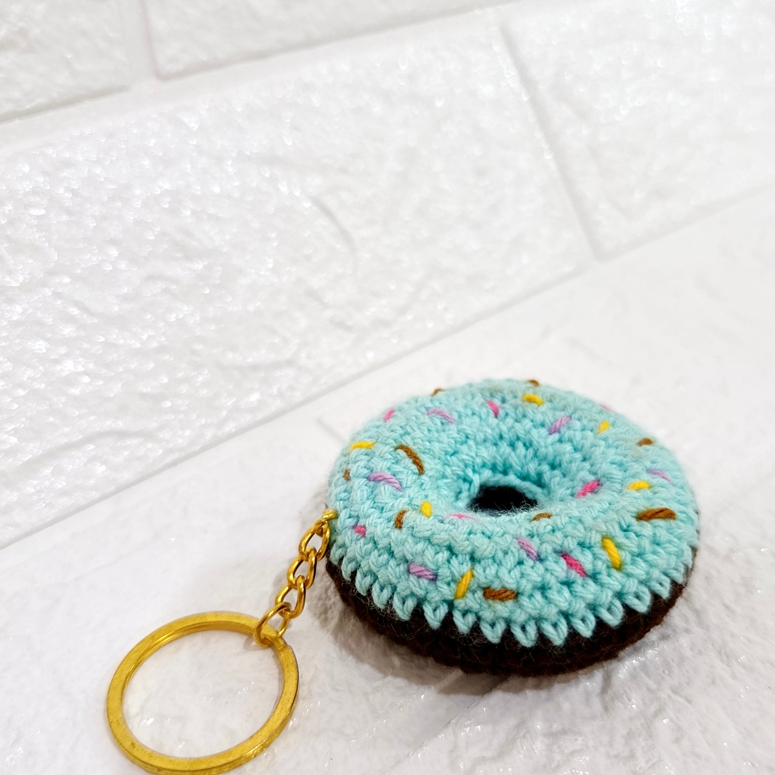 Llavero Donas Tejido en Crochet
