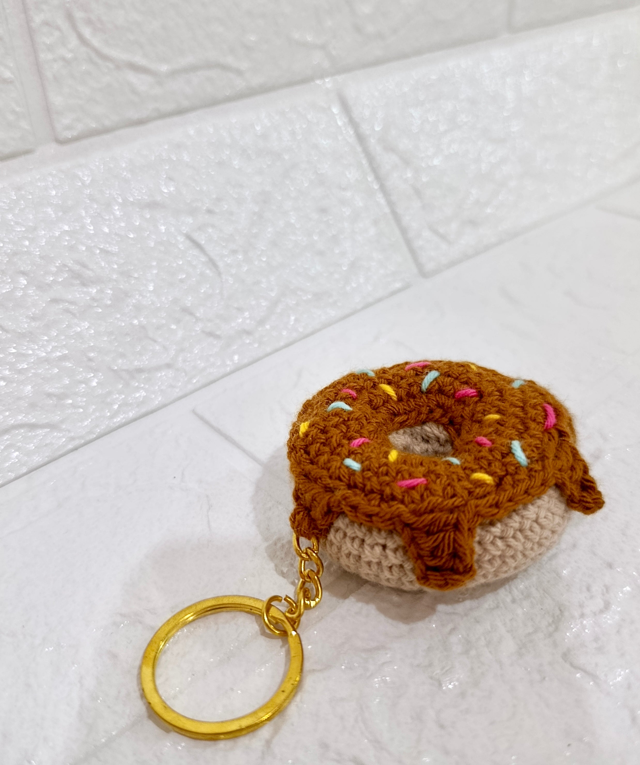 Llavero Donas Tejido en Crochet