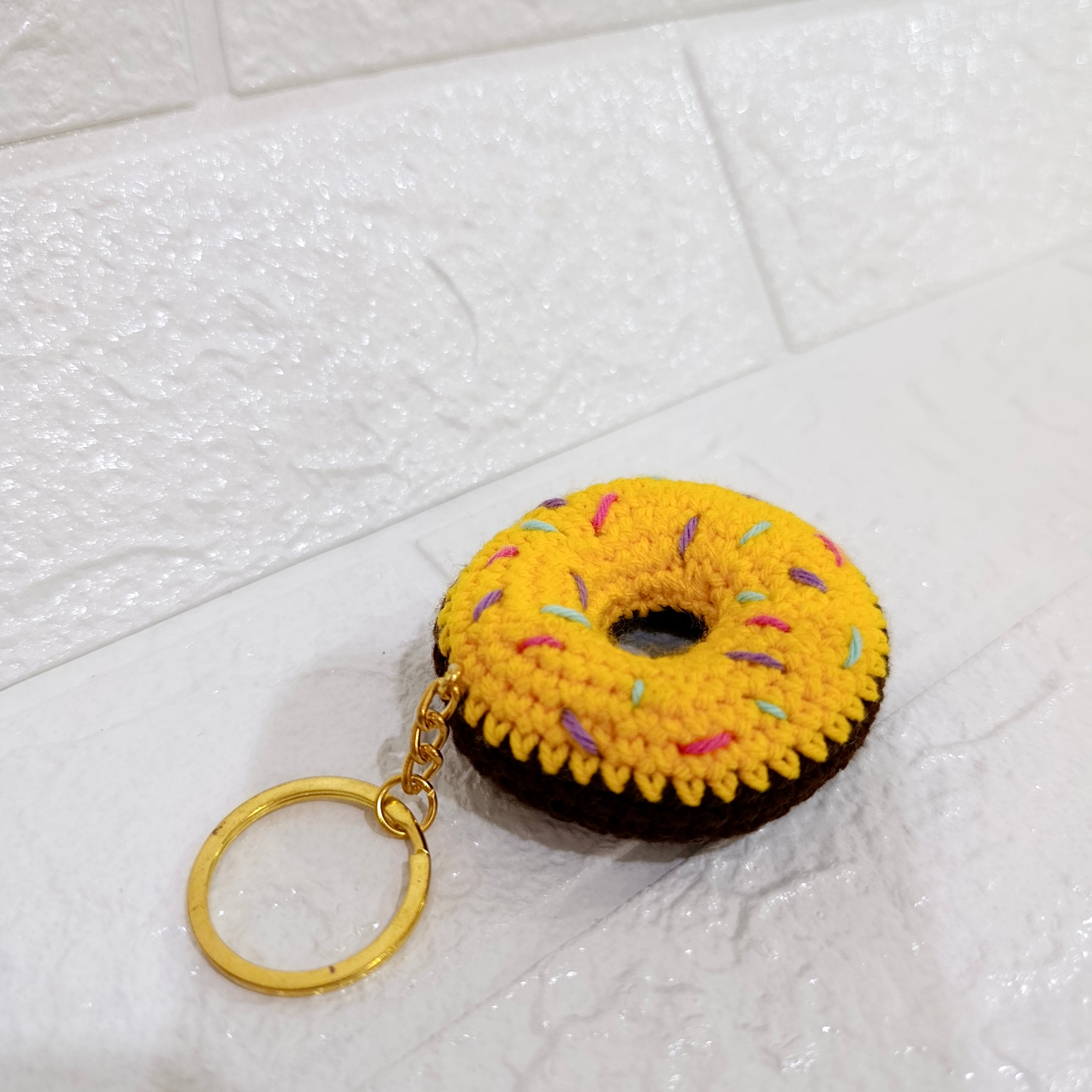 Llavero Donas Tejido en Crochet