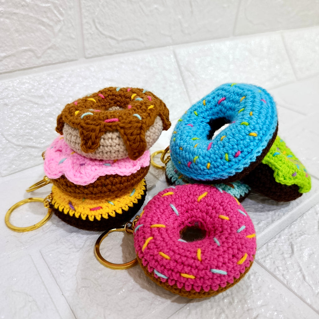 Llavero Donas Tejido en Crochet