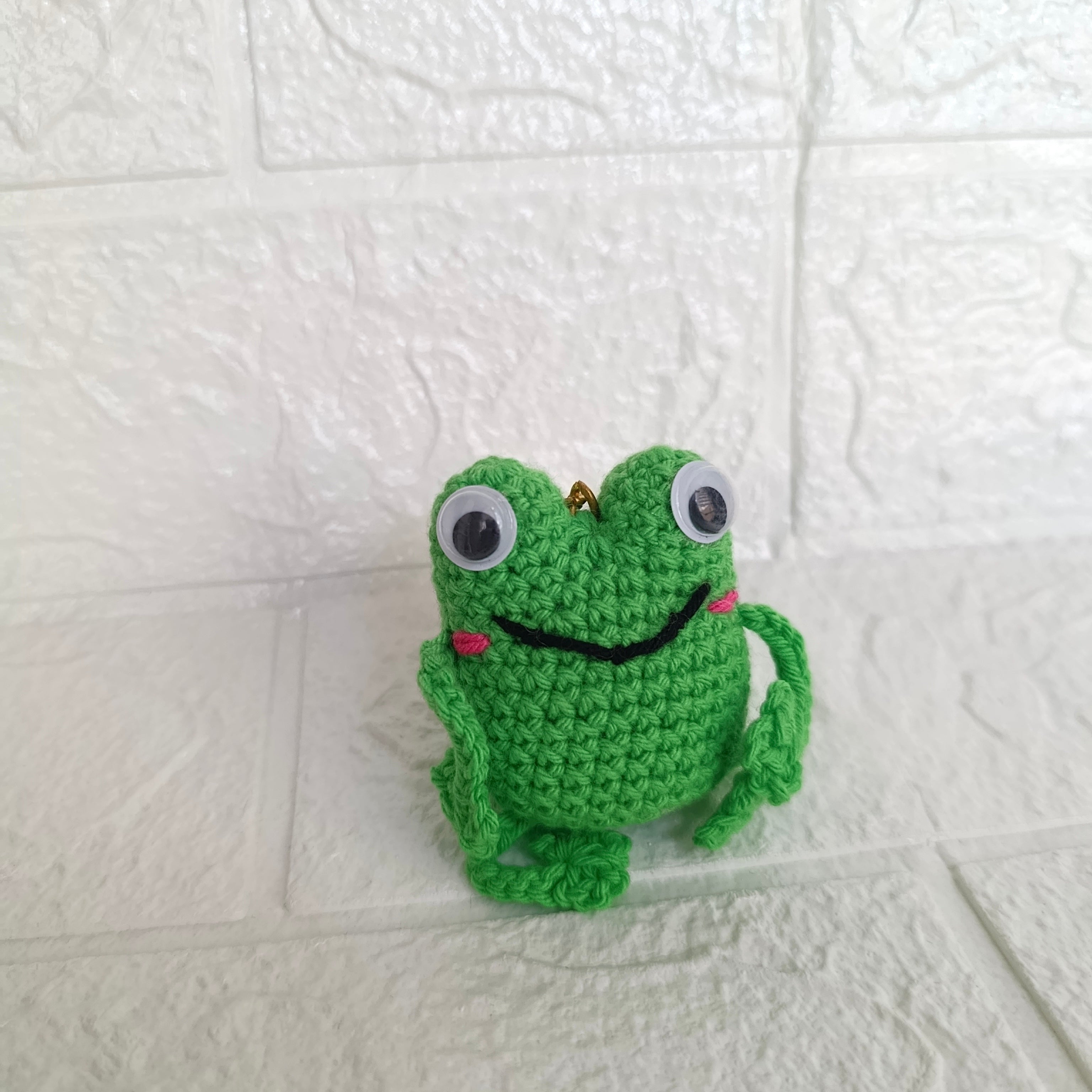 Llavero Ranitas Locas en Crochet