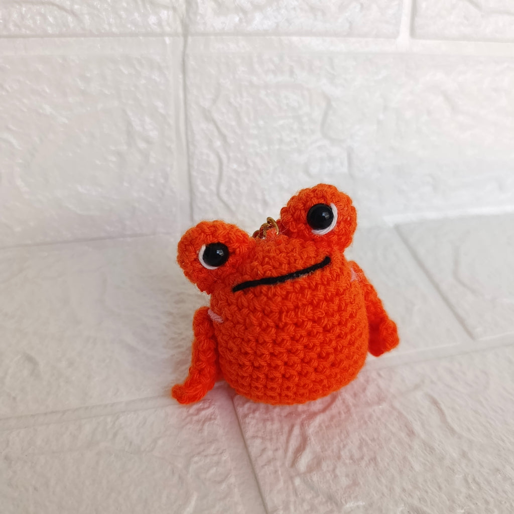Llavero Ranitas Locas en Crochet