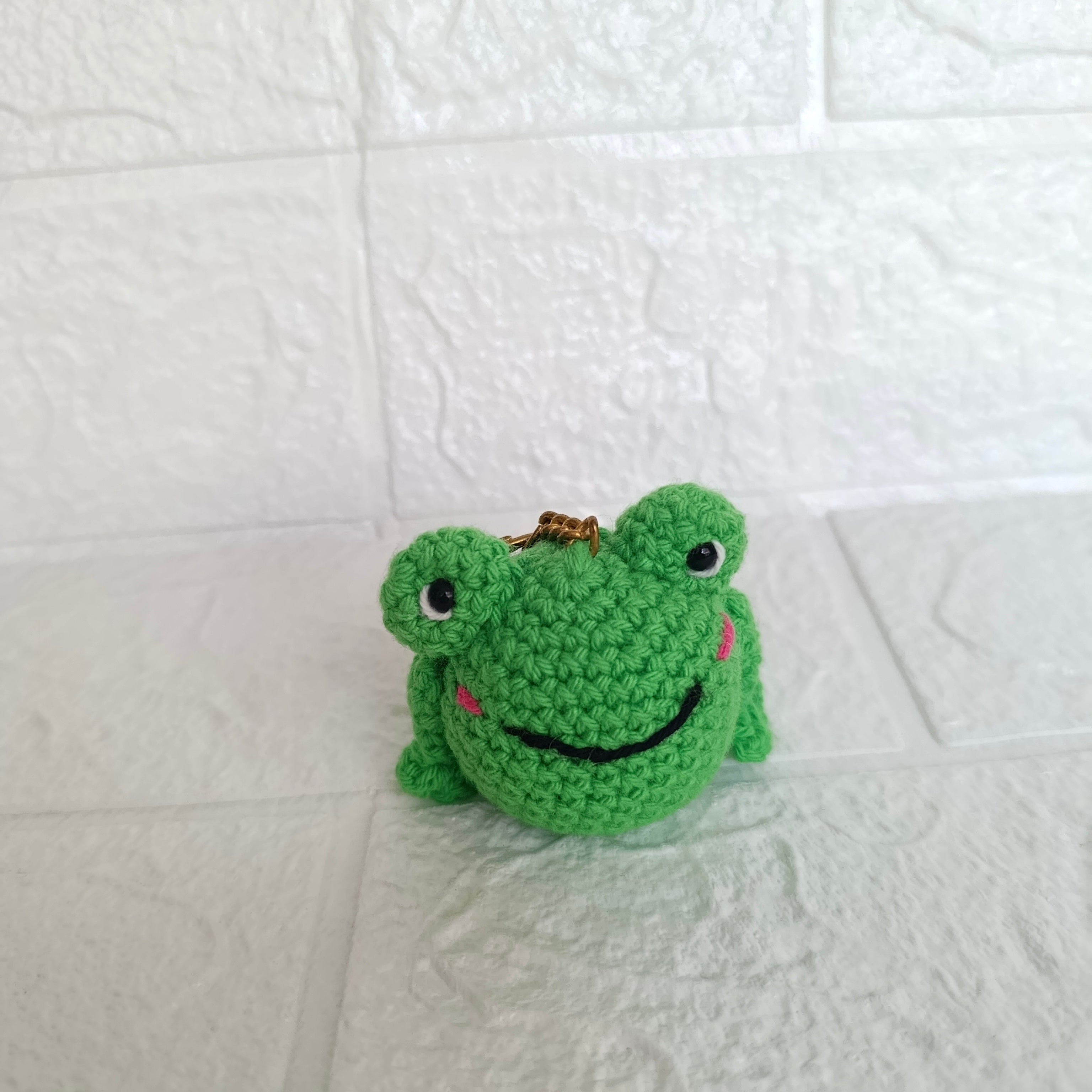 Llavero Ranitas Locas en Crochet