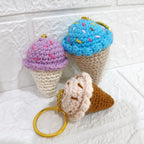 Llavero Helados Tejido en Crochet