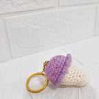 Llavero Helados Tejido en Crochet