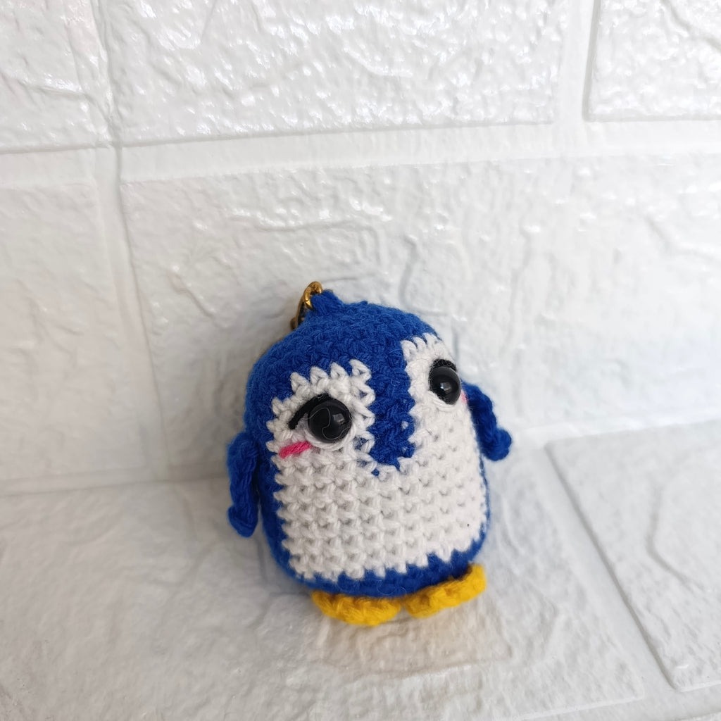 Llavero Pingüino en Crochet