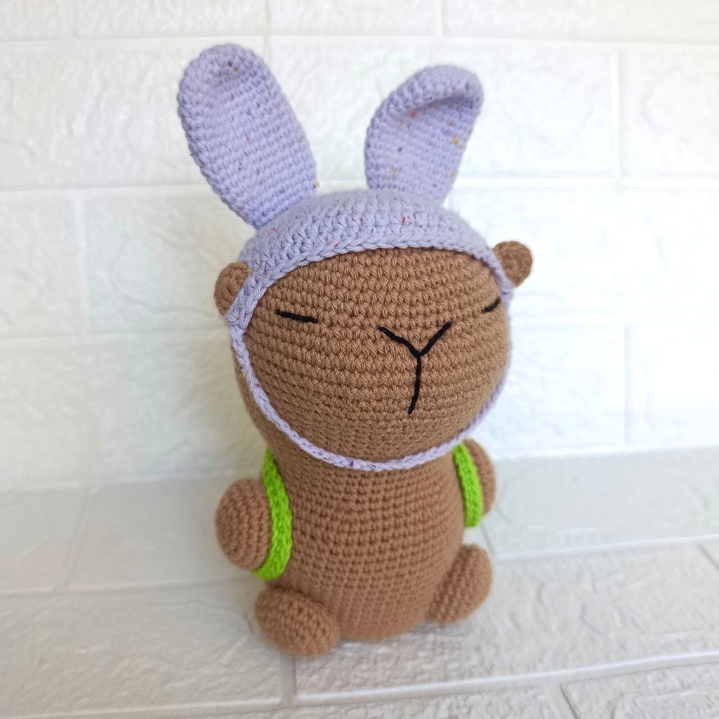 Capibara Amigurumi Grande en Crochet