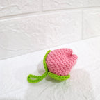 Llavero Tulipán Tejido a Mano