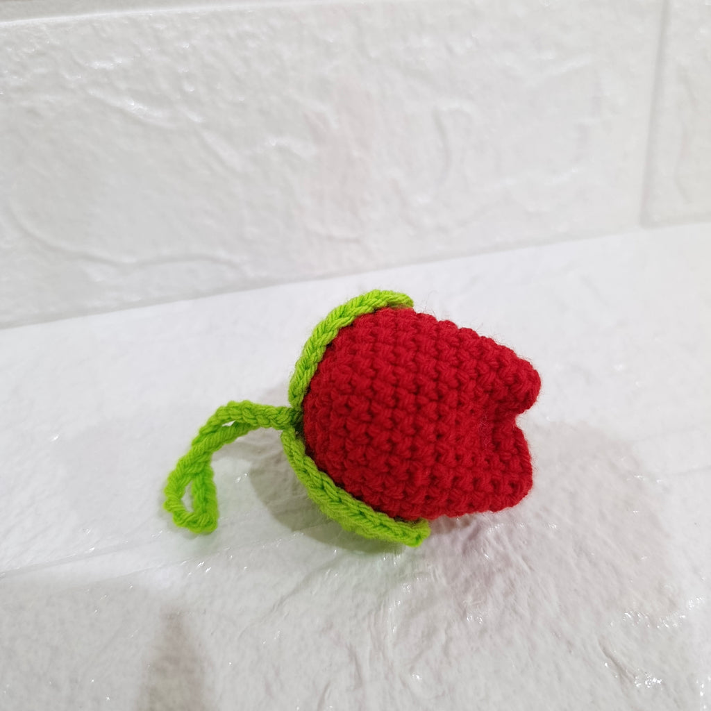 Llavero Tulipán Tejido a Mano