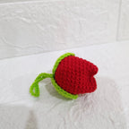 Llavero Tulipán Tejido a Mano