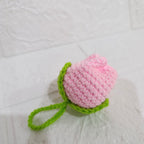 Llavero Tulipán Tejido a Mano