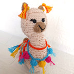 Alpaca Grande Peludita Amigurumi en Crochet
